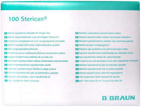 Sterican Einmalkanüle 23 G 30 mm 100 Kanülen