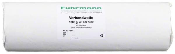 Verbandwatte Rolle 40 cm Baumwolle