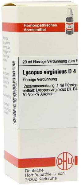 Lycopus Virginicus D4 Dilution 20 ml Dilution