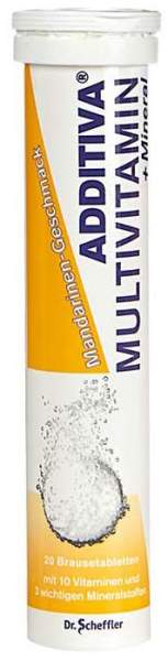 Additiva Multivitamin + Mmineral Mandarine 20 Brausetabletten