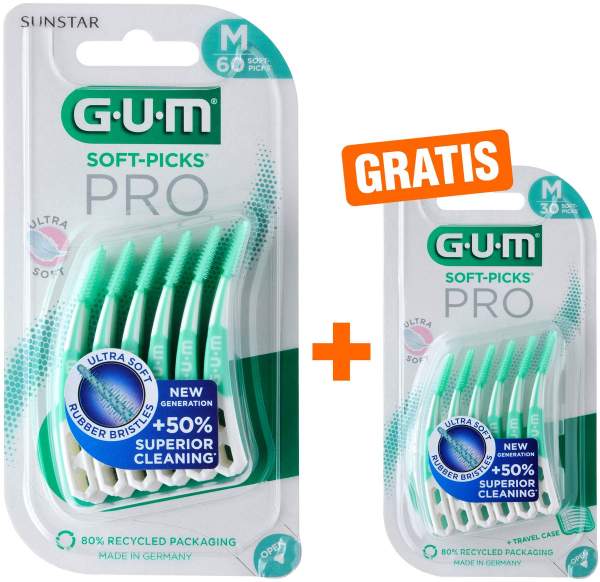 Gum Soft-Picks Pro medium 60 Stück + gratis 30 Stück