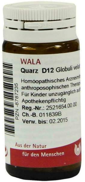 Wala Quarz D12 Velati 20 G Globuli