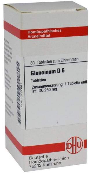 Dhu Glonoinum D6 80 Tabletten