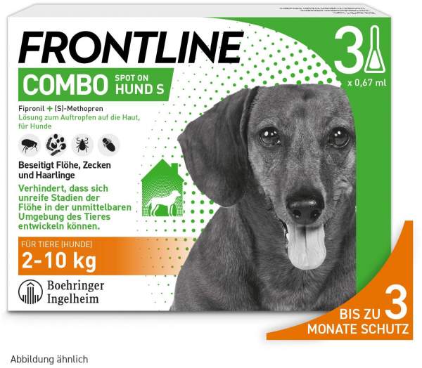 Frontline Combo Spot on Hund S 2-10 kg 3 Pipetten
