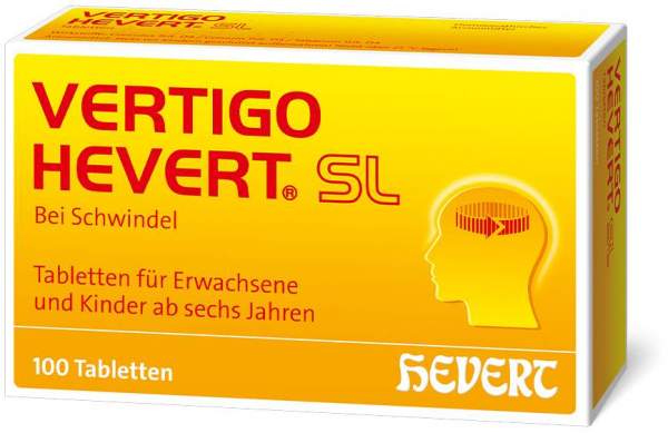 Vertigo Hevert SL 100 Tabletten