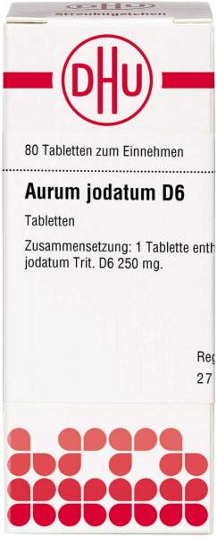 DHU Aurum jodatum D6 Tabletten 80 Stück