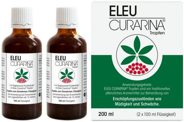 Eleu Curarina Tropfen 1 ml Taigawurzel-Fluidextrakt 200 ml