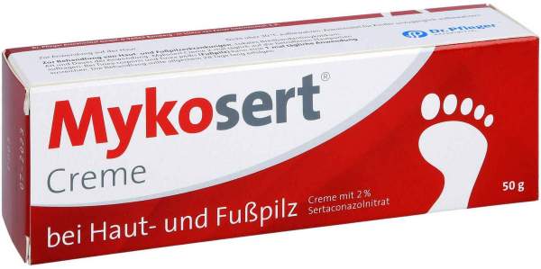 Mykosert Creme bei Haut &amp; Fusspilz 50 G