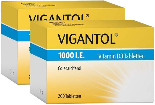 Vigantol 1.000 I.E. Vitamin D3 2 x 200 Tabletten