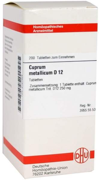 Cuprum Metallicum D 12 200 Tabletten