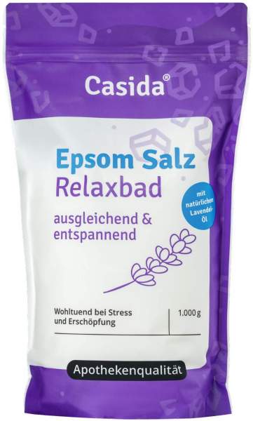 Epsom Salz Relaxbad Mit Lavendel 1 KG