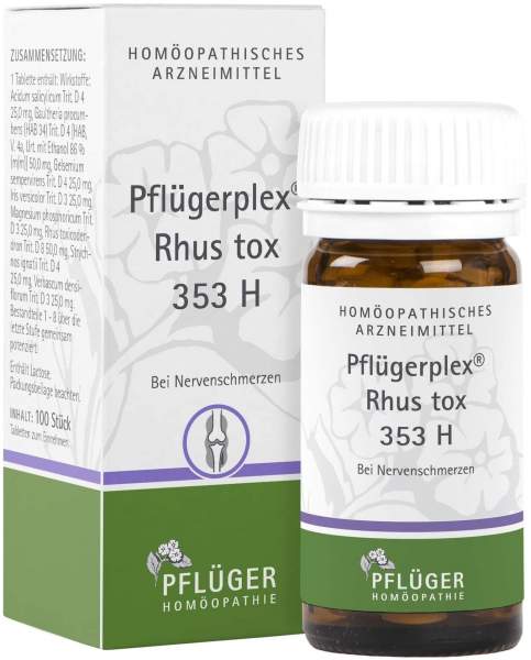 Pflügerplex Rhus Tox 353 H 100 Tabletten