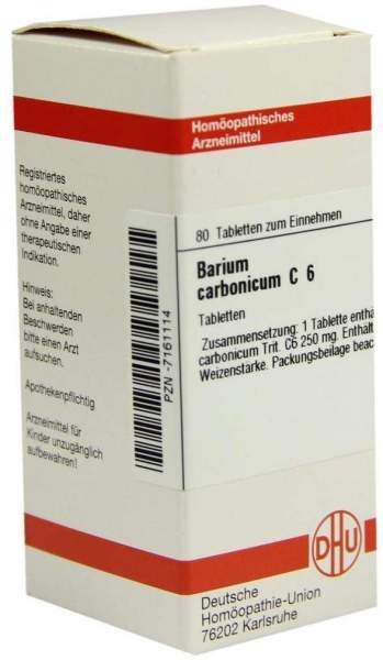 Barium Carbonicum C 6 Tabletten