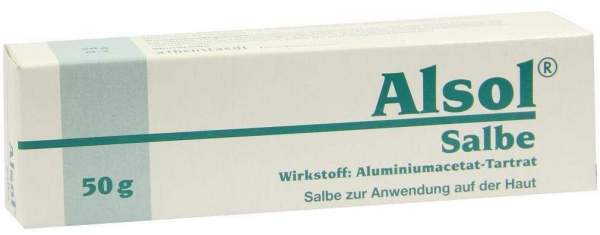 Alsol Salbe Wirkstoff Aluminiumcetat-Tartrat 50g