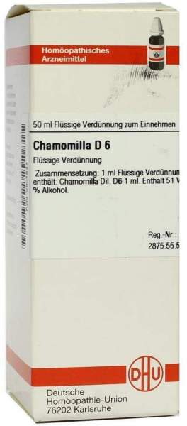 Chamomilla D 6 50 ml Dilution