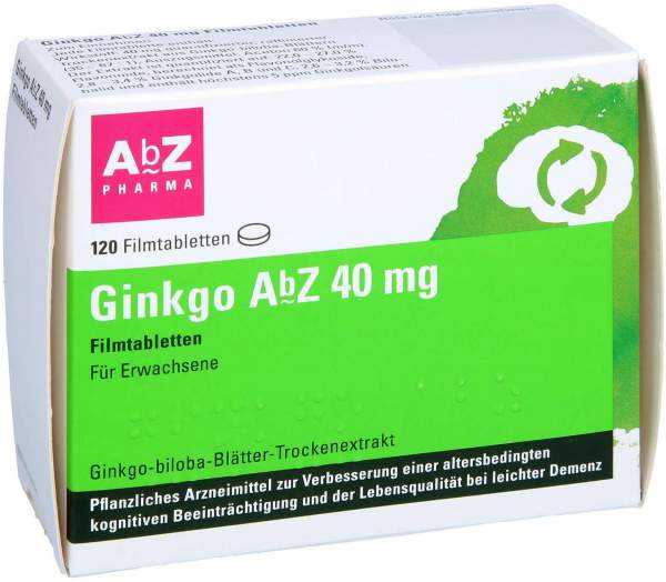 Ginkgo Abz 40 mg 120 Filmtabletten