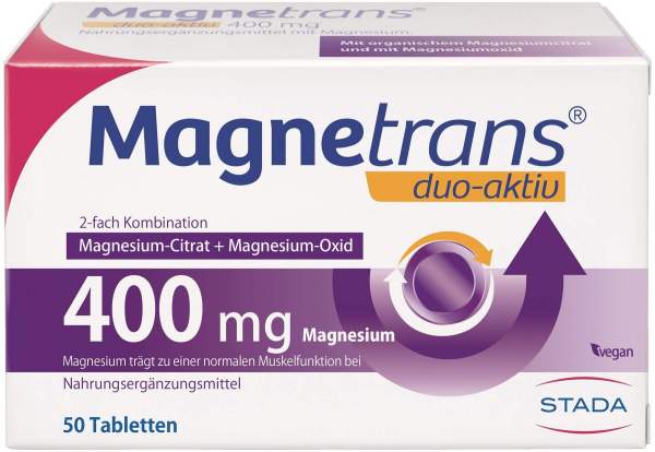 Magnetrans Duo Aktiv 400 mg 50 Tabletten
