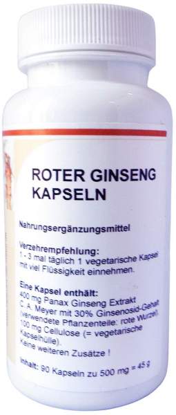 Roter Ginseng Extrakt 90 Kapseln