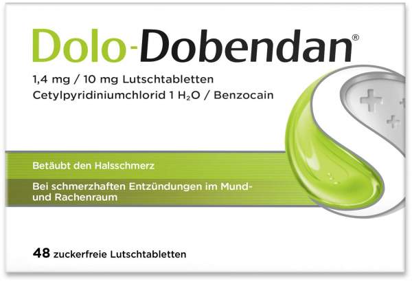 Dolo Dobendan 1,4 mg pro 10 mg 48 Lutschtabletten