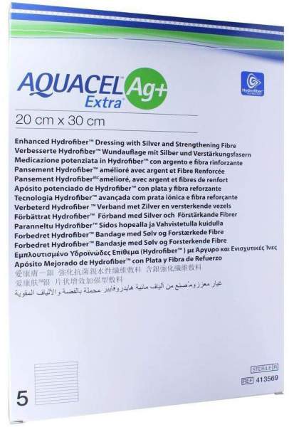 Aquacel Ag+ Extra 20x30 cm Kompressen