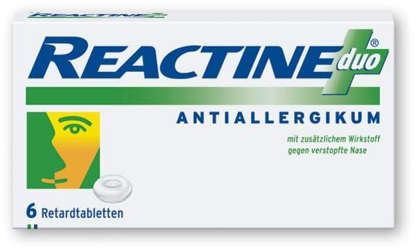 Reactine duo 6 Retardtabletten