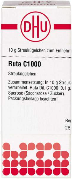 Dhu Ruta C 1000 Globuli 10 G
