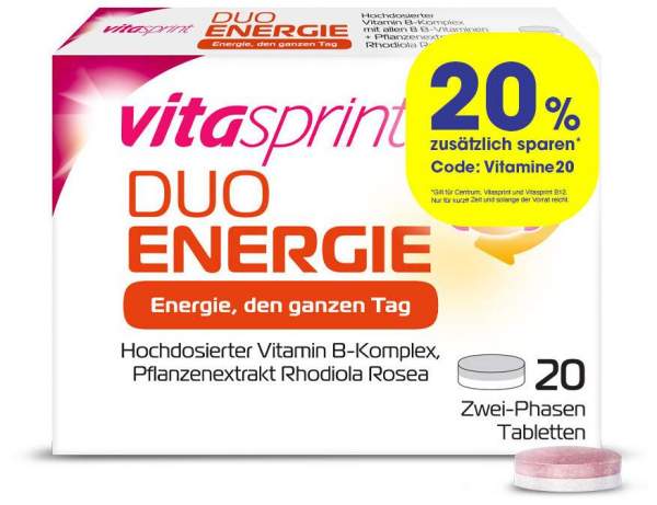Vitasprint Duo Energie 20 Tabletten