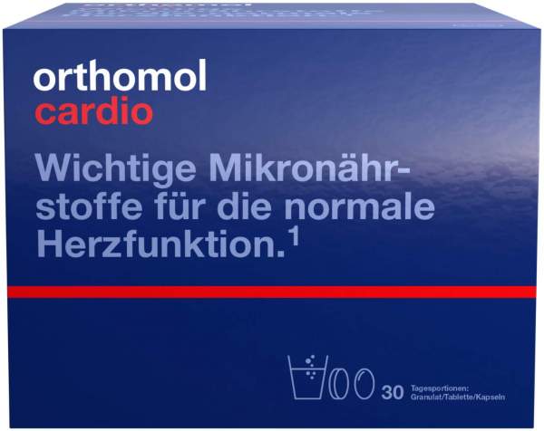 Orthomol Cardio Granulat+Tablette+Kapseln 30 Tagesportionen