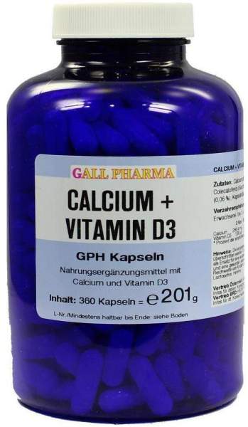 Calcium + Vitamin D3 Gph Kapseln 360 Kapseln