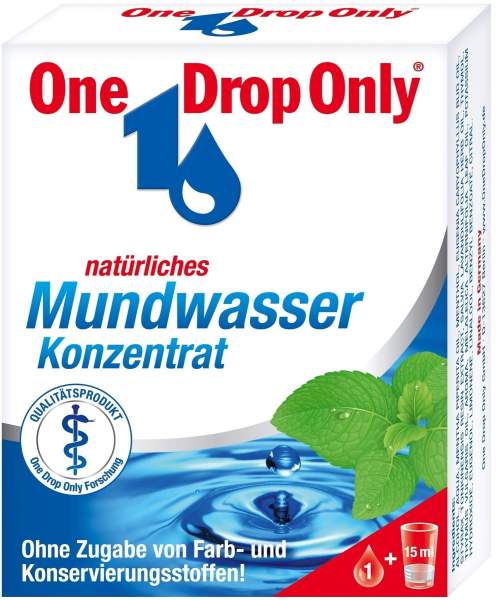 One Drop Only Natürlich Mundwasser 10 ml Konzentrat