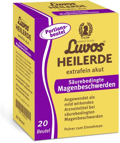 Luvos Heilerde extrafein akut 20 x 6,5 g Pulver