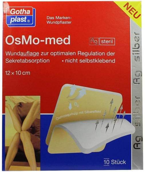 Osmo Med AG 10 Wundauflagen Steril 10 X 12 cm