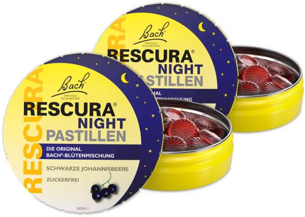 Bach Original Rescura Night 2 x 50 g Pastillen