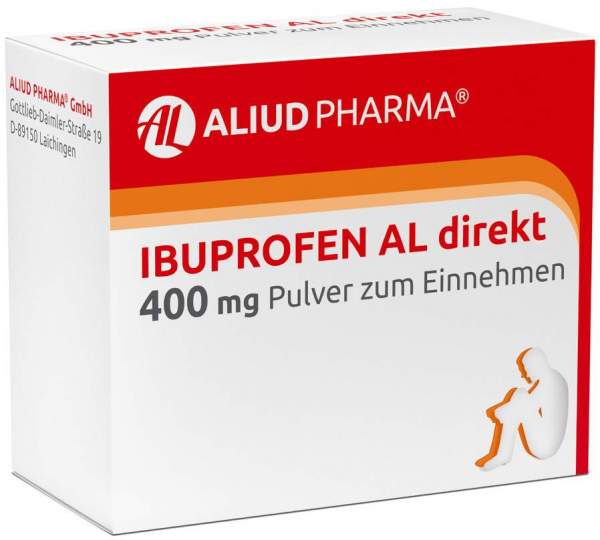 Ibuprofen Al Direkt 400 mg Pulver zum Einnehmen 20 Beutel