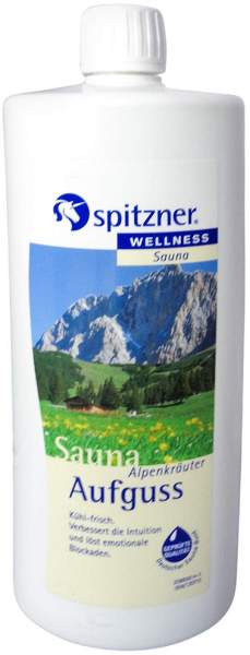 Spitzner Saunaaufguss Alpenkräuter Wellness 1000 M