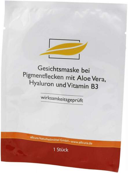Gesichtsmaske bei Pigmentflecken 1 Stück