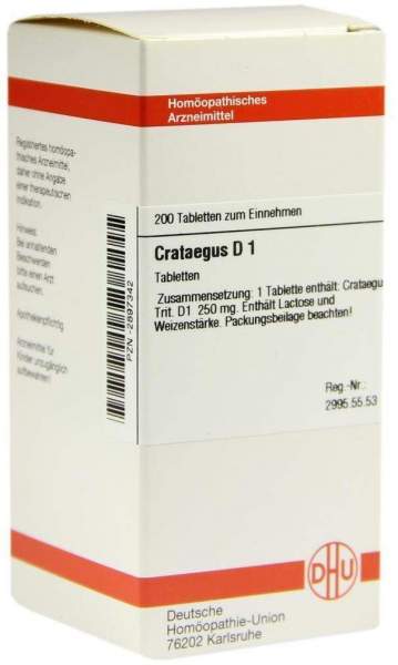 Crataegus D 1 200 Tabletten