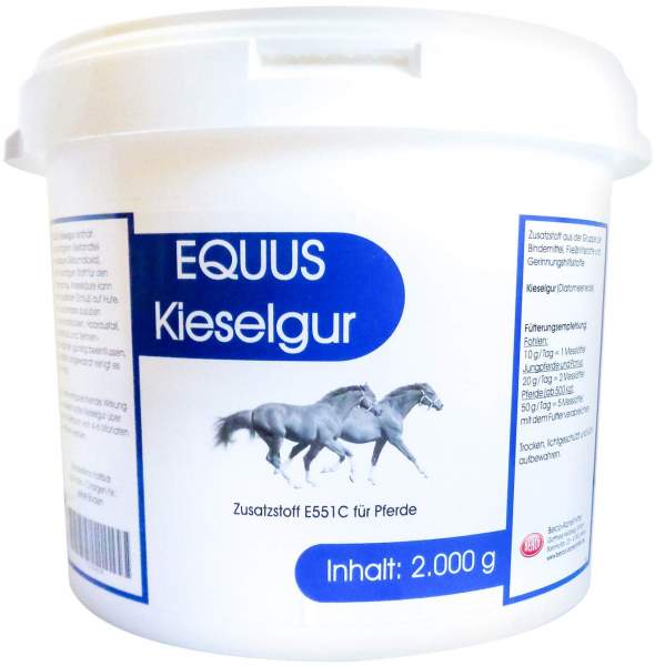 Kieselgur Equus Pulver Für Pferde 2 KG