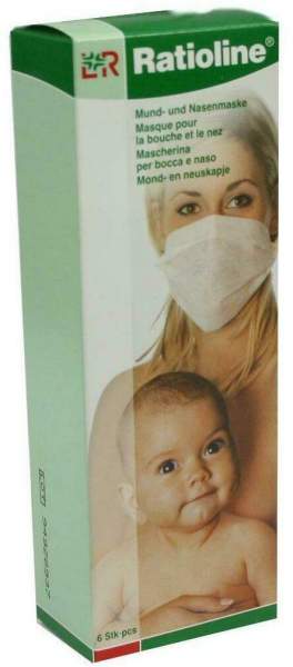 Ratioline Bambino Mund- und Nasenmaske 6 Stück