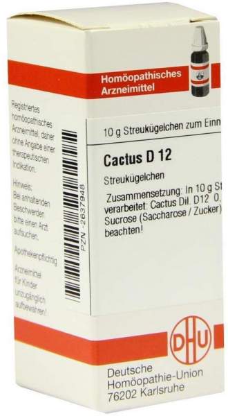 DHU Cactus D12 Globuli