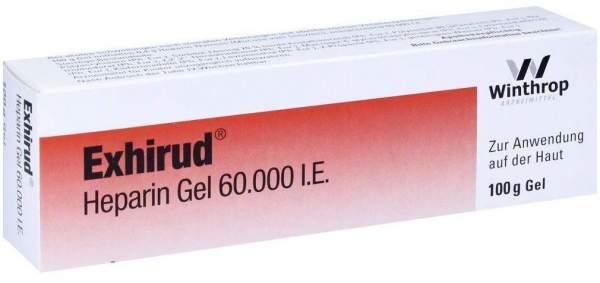 Exhirud Heparin Gel 60000 I.E. 100 G Gel