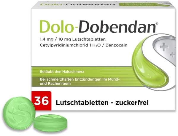 Dolo Dobendan 1,4 mg pro 10 mg 36 Lutschtabletten