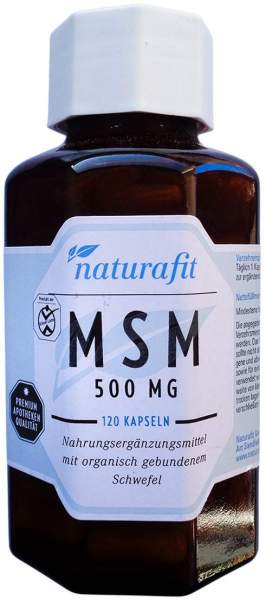 Naturafit Msm 500 mg 120 Kapseln
