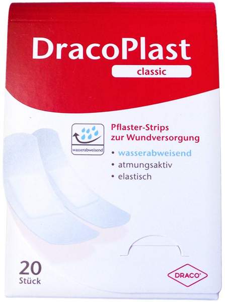 Dracoplast Classic Pflasterstrips Weiß