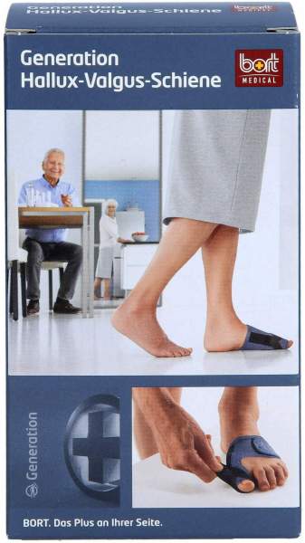 Bort Generation Hallux-Valgus Schiene Re.Gr.2 Blau