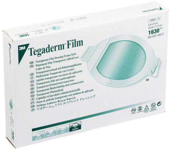 Tegaderm 3m Film 10x11,5cm Oval 1630w
