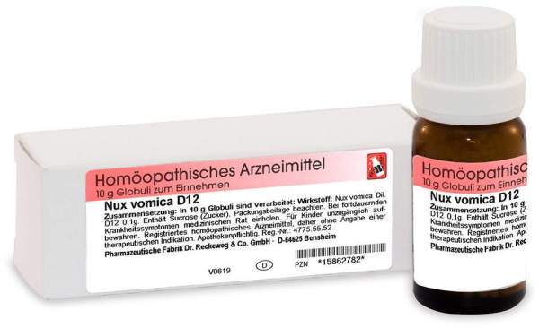 Nux Vomica D 12 10 G Globuli