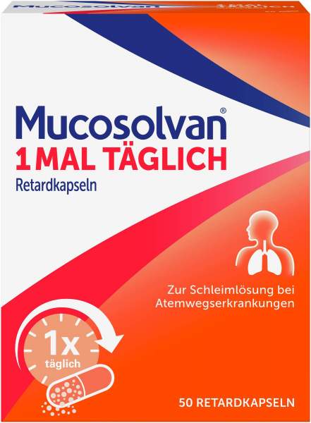 Mucosolvan 1mal täglich 50 Retardkapseln