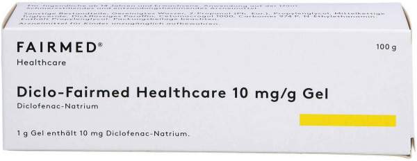 Diclo-Fairmed Healthcare 10 mg Je G 100 G Gel