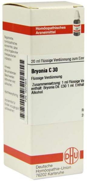 Bryonia C 30 20 ml Dilution